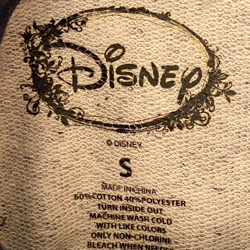 DISNEY Wonderland Lightweight Sweatshirt Top Small - Picture 4 of 4
